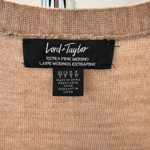 Wool Camel Long Sweater Lord & Taylor - Picture 2 of 2